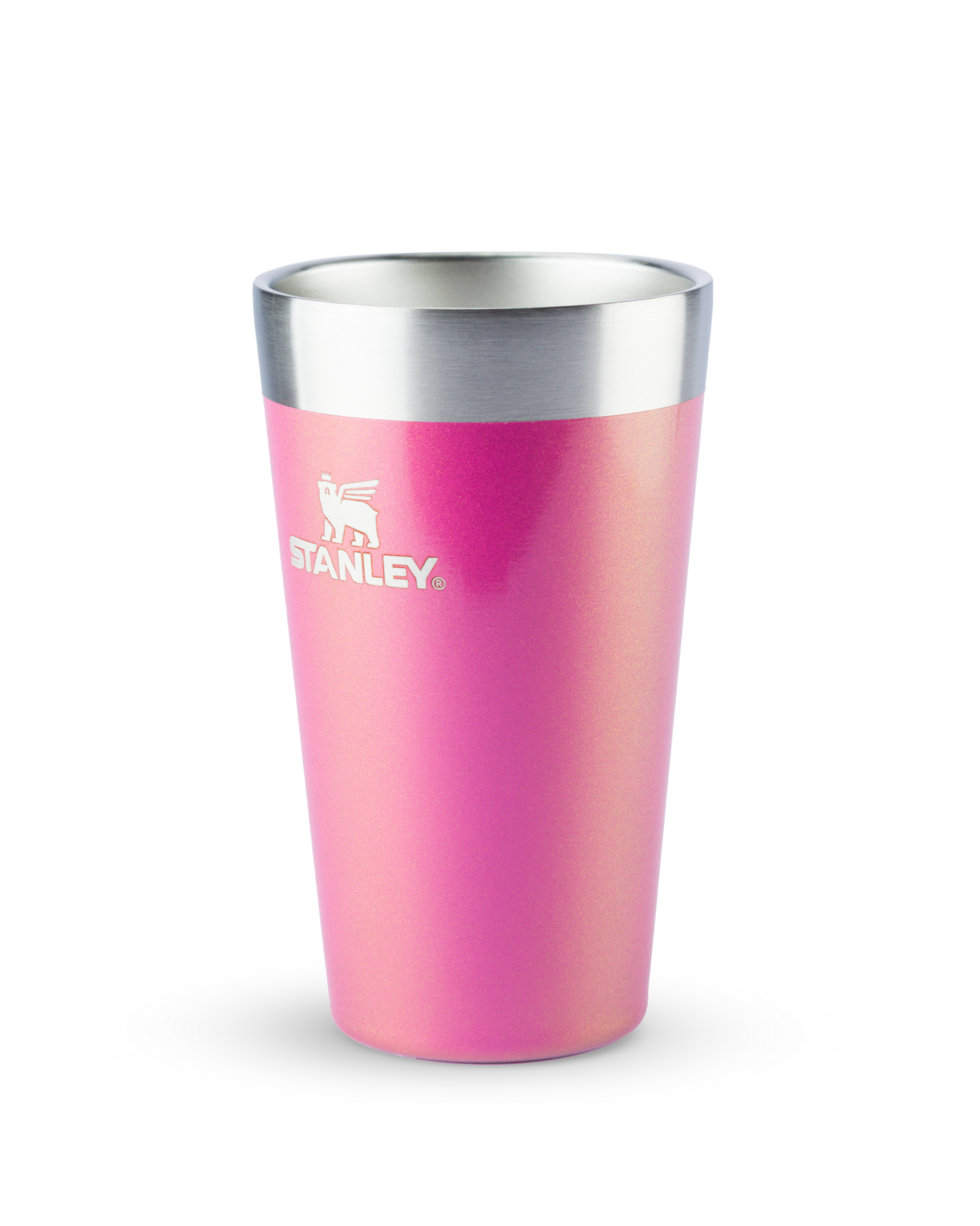 COPO TÉRMICO DE CERVEJA STANLEY DAZZLE PINK SHIMMER | 473ML