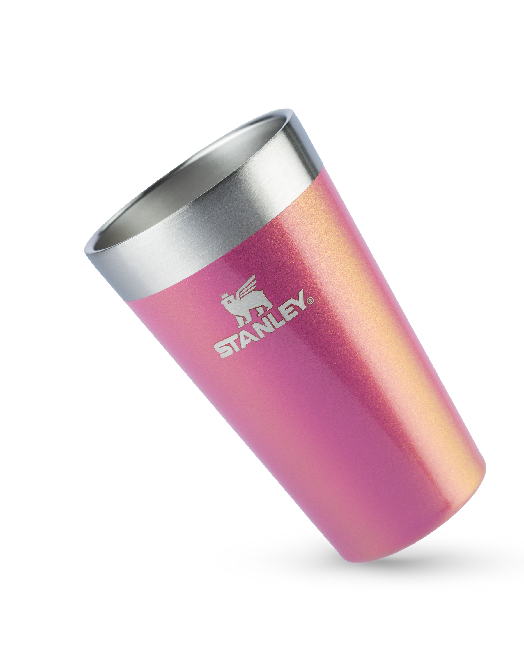 COPO TÉRMICO DE CERVEJA STANLEY DAZZLE PINK SHIMMER | 473ML