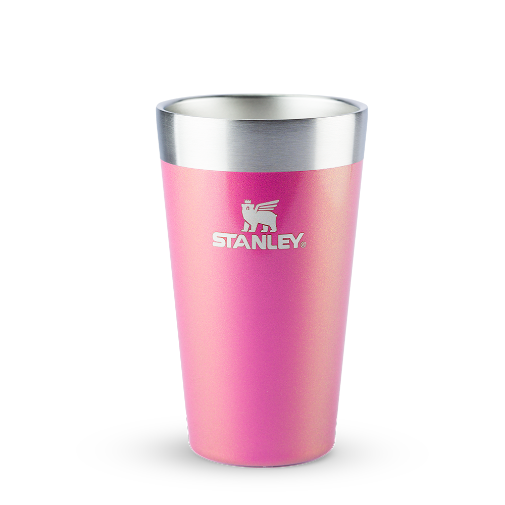 COPO TÉRMICO DE CERVEJA STANLEY DAZZLE PINK SHIMMER | 473ML